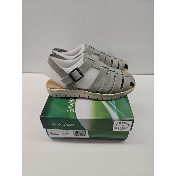Easy Street Denalize Women’s Gray Casual Sandals / Sz 6M - Picture 3 of 9